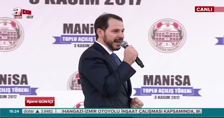 Enerji Bakanı Berat Albayrak Manisa'da önemli açıklamalarda bulundu