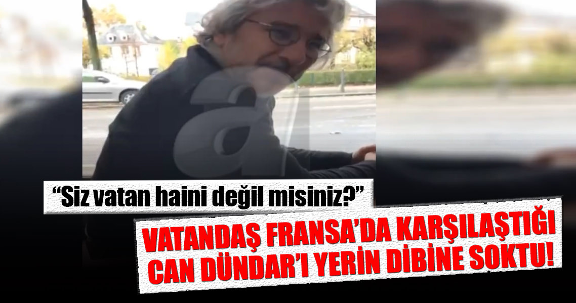 Firari Can Dündar'a Fransa'da şok!