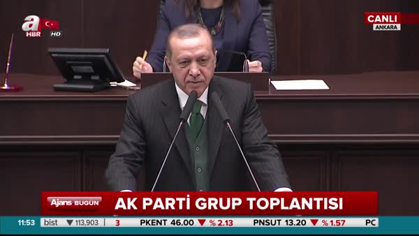 Cumhurbaşkanı Erdoğan, AK Parti Grup Toplantısı’nda açıkladı: Tüm komuta kademesi orada