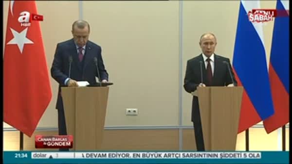 Putin: İkili ilişkilerimiz ve başta Suriye olmak üzere bölgesel konuları ele aldık