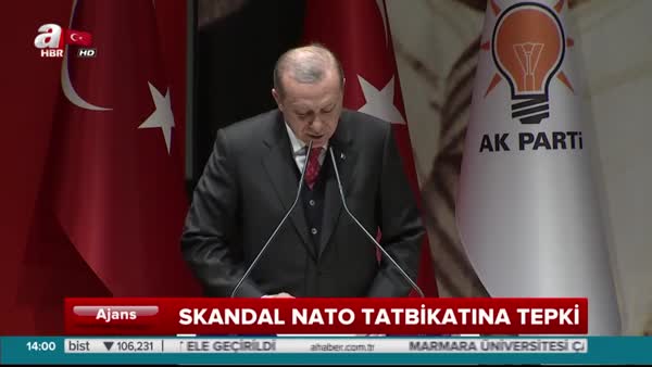 Cumhurbaşkanı Erdoğan'dan skandal NATO tatbikatına tepki