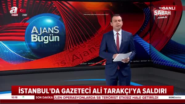 Gazeteci Ali Tarakçı'ya İstanbul'da silahlı saldırı