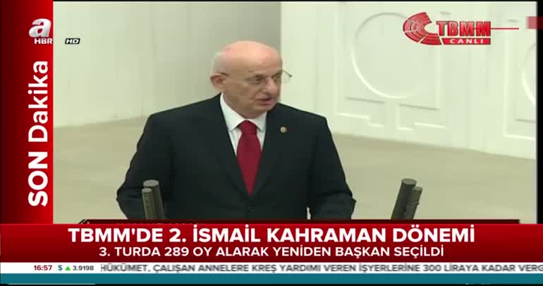 TBMM'de 2. İsmail Kahraman dönemi