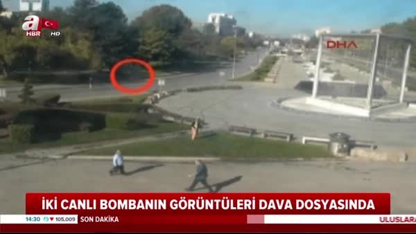Ankara Tren Garı saldırısında canlı bombaların miting alanına geliş görüntüleri