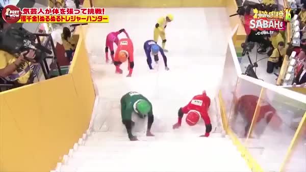 Sıradışı yarışma Japonya'nın ne popüler televizyon programı oldu!
