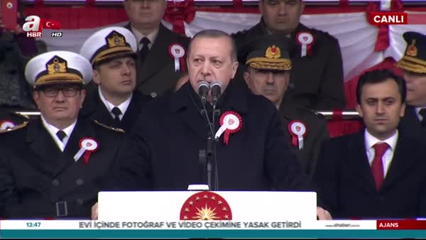 Cumhurbaşkanı Erdoğan: Kesinlikle izin vermeyeceğiz