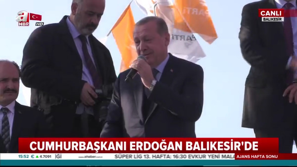 Cumhurbaşkanı Erdoğan Balıkesir'de konuştu