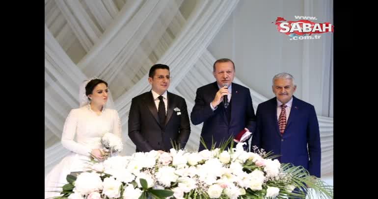 Cumhurbaşkanı Erdoğan nikah törenine katıldı