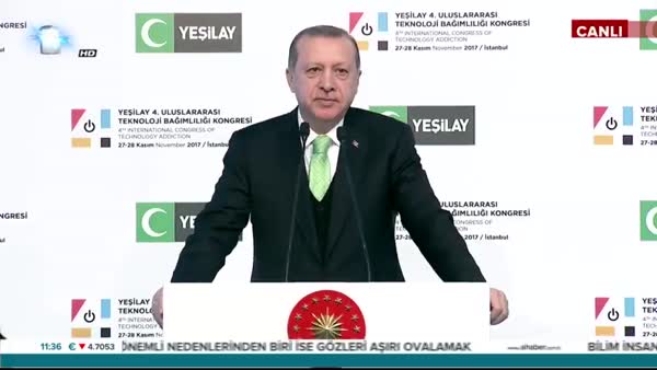 Cumhurbaşkanı Erdoğan'dan Teknoloji Bağımlılığı Kongresi’nde flaş açıklamalar