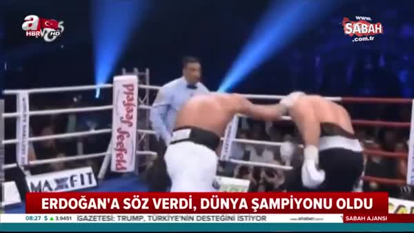 Cumhurbaşkanı Erdoğan’a söz verdi! Suriyeli boksör Manuel Charr şampiyon oldu