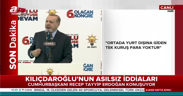 Erdoğan: 