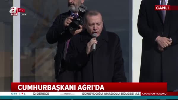 Cumhurbaşkanı Erdoğan Ağrılılara müjdeyi verdi!