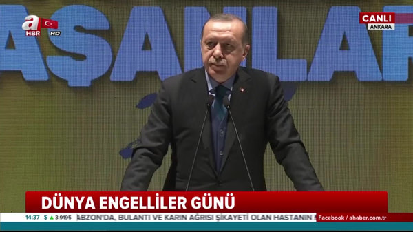 Cumhurbaşkanı Erdoğan 'Engelleri Aşanlar 2017' programında konuştu