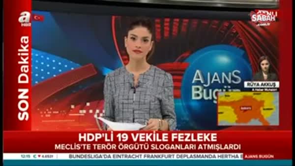 HDP'li 19 vekil hakkında fezleke Adalet Bakanlığı'na gönderildi