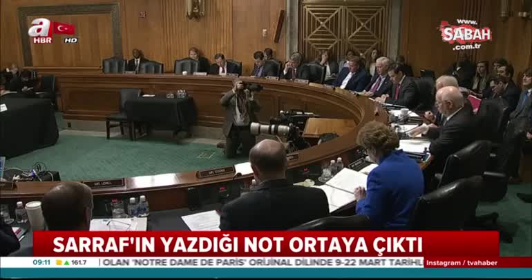 Rıza Sarraf’ın yazdığı not ortaya çıktı