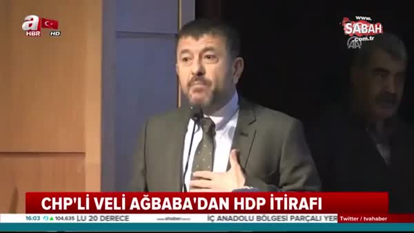 CHP’li Veli Ağbaba’dan HDP itirafı: 7 Haziran’da HDP’ye çalıştık