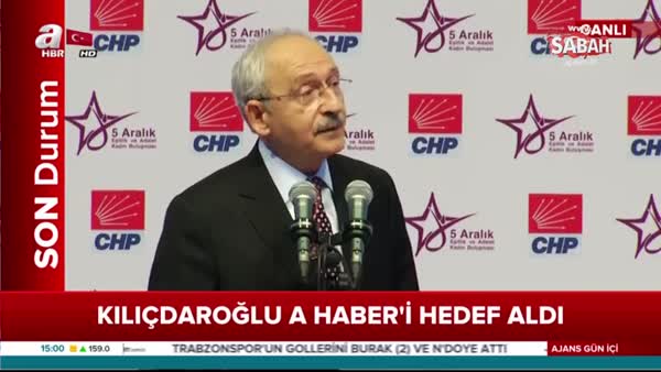 Kılıçdaroğlu'ndan A Haber ve ATV'ye ölüm tehdidi!
