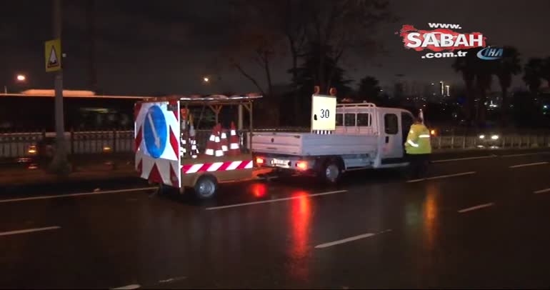 Atatürk Köprüsü trafiğe kapatıldı