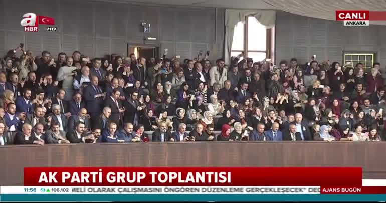 Cumhurbaşkanı Erdoğan AK Parti Grup Toplantısı'nda konuştu