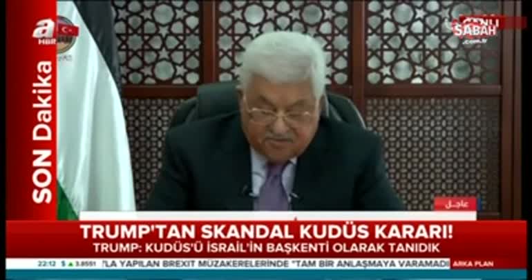 Filistin Devlet Başkanı Abbas: Trump'ın bu kararını reddediyoruz