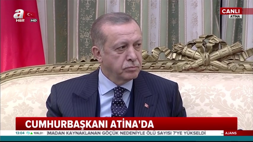 Cumhurbaşkanı Erdoğan, Yunan mevkidaşı Pavlopulos ile ortak açıklama yaptı