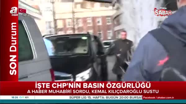 A Haber muhabiri sordu Kılıçdaroğlu kaçtı