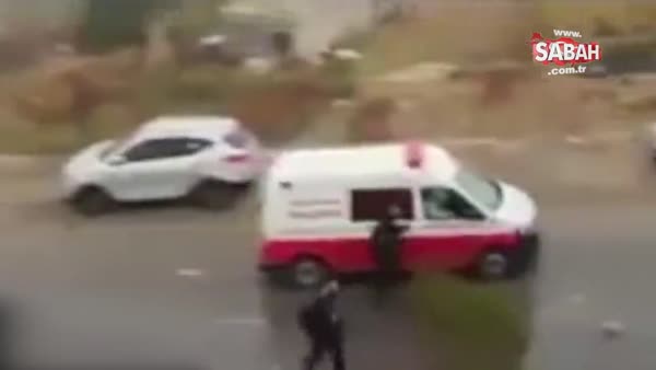 İsrail polisinden ambulansta gözaltı
