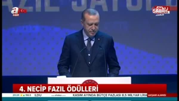 Cumhurbaşkanı Erdoğan İstanbul'da konuştu...