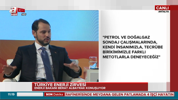 Berat Albayrak'tan petrol sondajı açıklaması