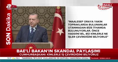 Cumhurbaşkanı Erdoğan, Fahreddin Paşa’nın duasını hatırlattı