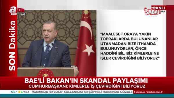 Cumhurbaşkanı Erdoğan, Fahreddin Paşa'nın duasını hatırlattı