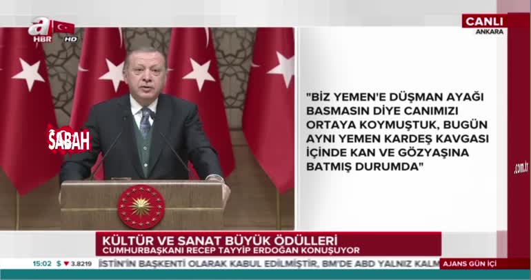 Cumhurbaşkanı Erdoğan: 