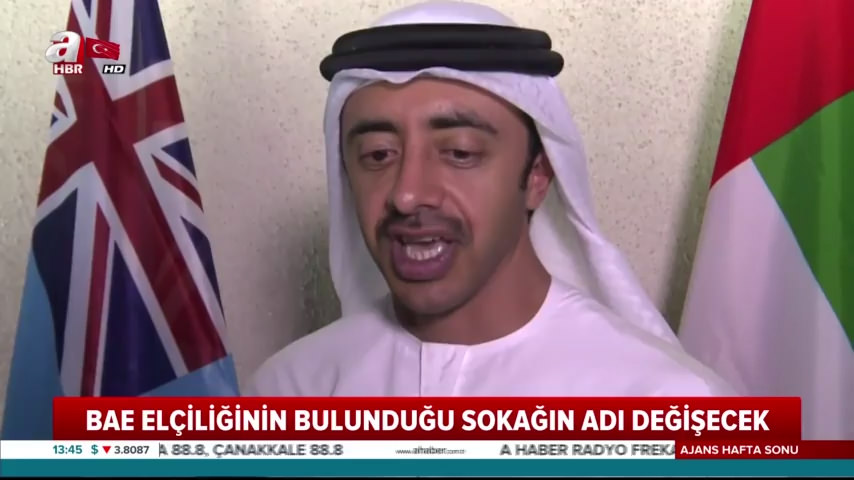 BAE Büyükelçiliğinin bulunduğu sokağa Fahreddin Paşa ismi verilecek