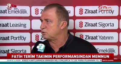 Fatih Terim Bucaspor maçı sonrası A Spor’a konuştu