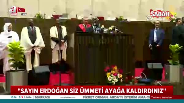 Sudan'da Cumhurbaşkanı Erdoğan'a övgü dolu sözler