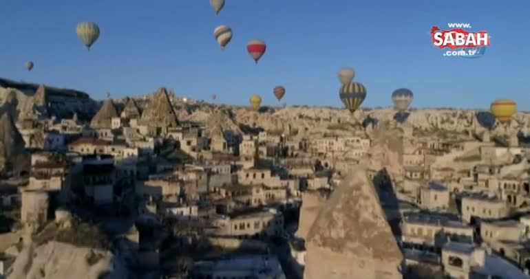 Kapadokya’da balon uçuş rekoru kırıldı