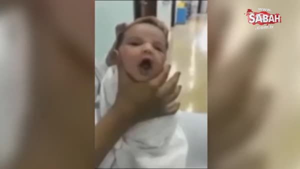 Hastanede skandal görüntüler... Yeni doğan bebeğe şok hareket!