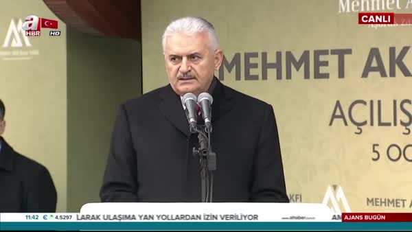 Başbakan Binali Yıldırım Ankara'da konuştu