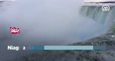 Niagara Şelalesi buzla kaplandı