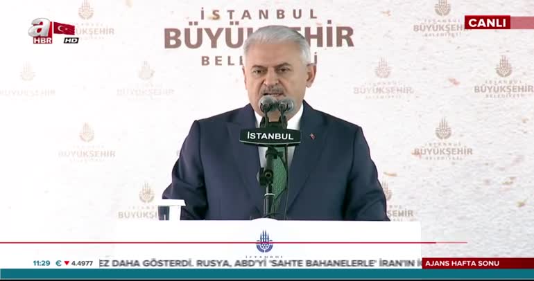 Başbakan Yıldırım Demir Kilise'nin açılışında konuştu