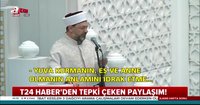 T24 Haber müslümanları hedef aldı!