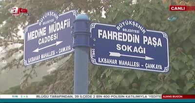 BAE Büyükelçiliği artık “Medine Müdafii Caddesi Fahreddin Paşa Sokağı” adresini kullanacak