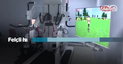 Felçli hastalar ’Robotik yürüme cihazı’ ile sağlığına kavuşacak