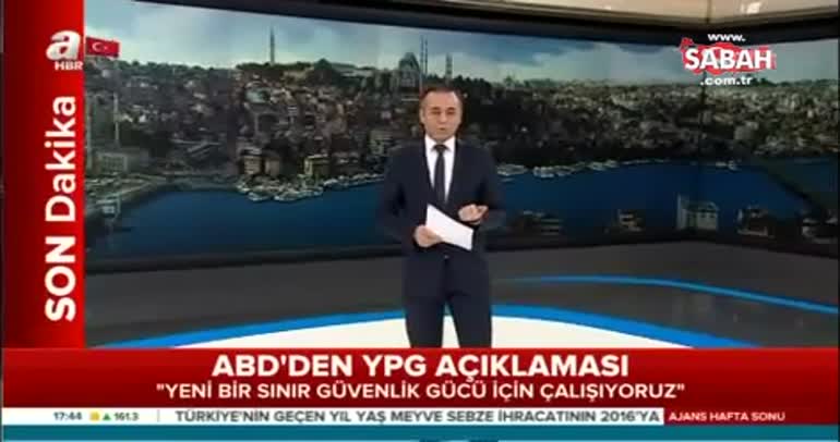 ABD'den skandal YPG açıklaması