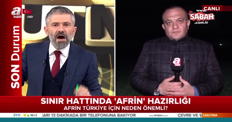 Sınırda Afrin hazırlığı