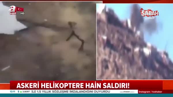 PKK, ABD füzesiyle askeri helikoptere saldırdı