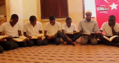 Tanzanyalı öğrenciler Zeytin Dalı Harekatı’na dualarıyla destek oldu
