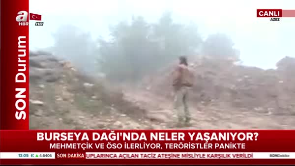 Afrin'de canlı yayında çatışma anı böyle görüntülendi!