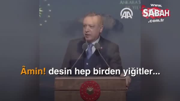 Cumhurbaşkanı Erdoğan'dan Mehmetçik'e Akif'in dizeleri ile selam