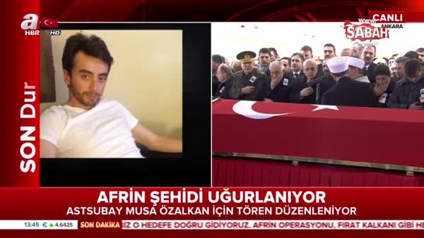 Cumhurbaşkanı Erdoğan şehit cenazesinde gözyaşlarına hakim olamadı